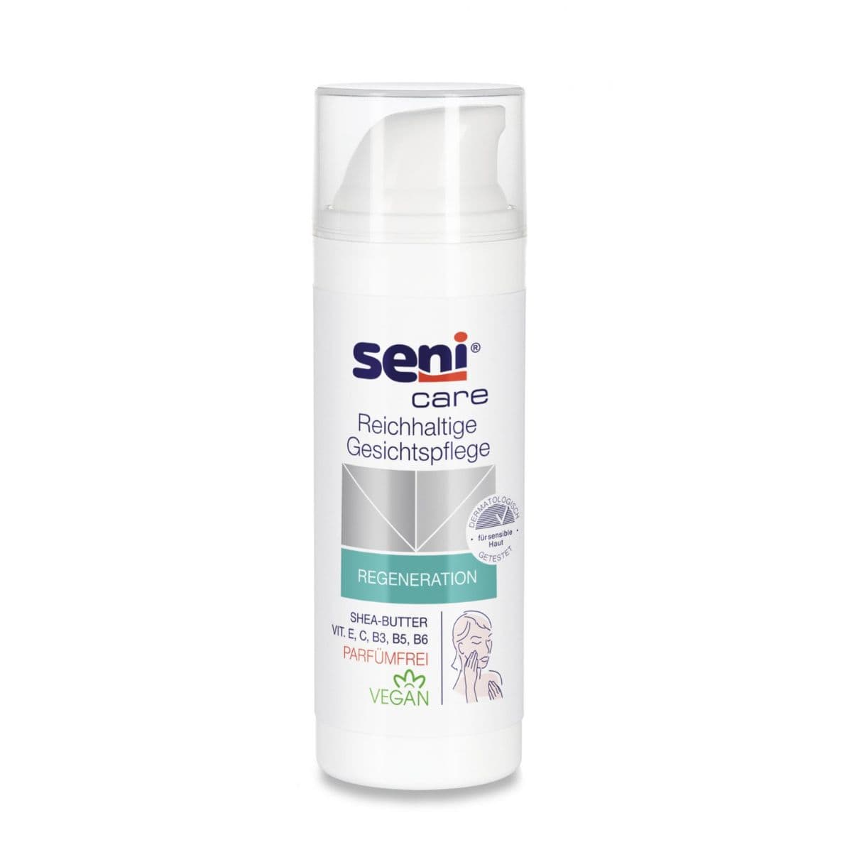 SENI CARE sejas krēms ar Šī sviestu un vitamīnu kompleksu