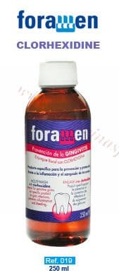 Mutes skalojamais Foramen Clorohexidine 0.12%, 250 ml
