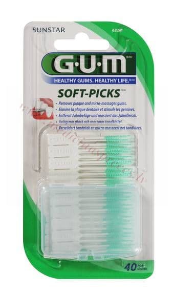 GUM Soft-Picks Regular zobu kociņi