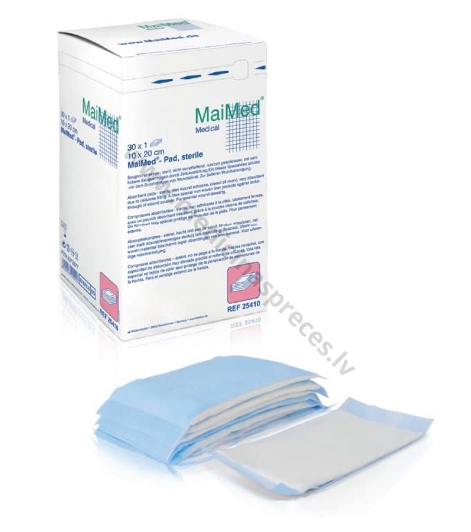 Absorbējošas paketes, sterilas