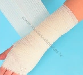 Elastīga fiksācijas saite ar klipšiem, individuālā iepakojumā, nesterila