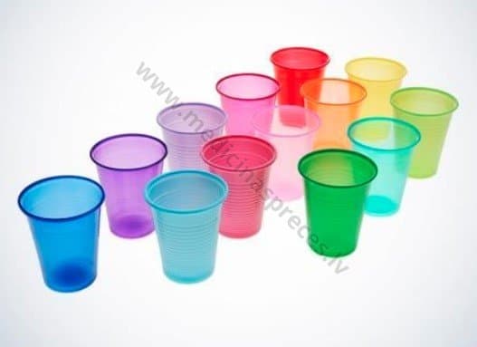 Stomatoloģiskā glāzīte PP, 180 ml. Iepakojumā 100 gab.
