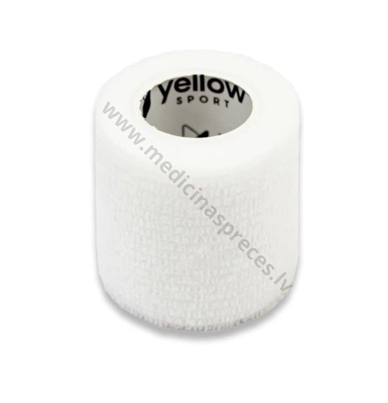 Pašlīpoša, elastīga saite yellowBAND, 5cm x 4.5m, nesterila
