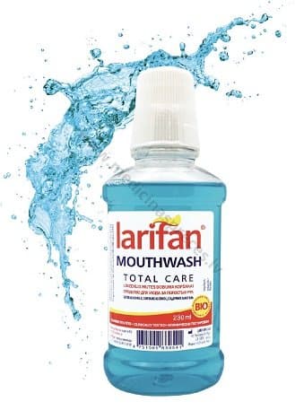 LARIFAN  līdzeklis mutes dobuma kopšanai, 230 ml.
