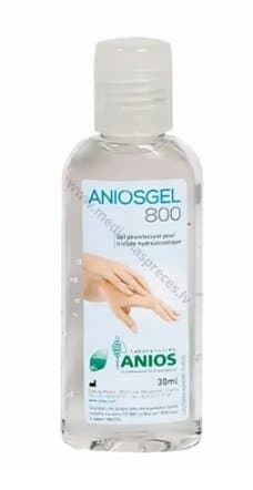 Aniosgel 800 gēlveida līdzeklis higiēniskai un ķirurģiskai roku dezinfekcijai.
