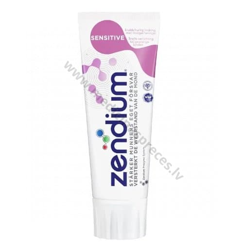 Zendium Sensitive zobu pasta, 75ml.