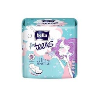 Bella Teens Ultra Sensitive higiēniskās paketes. Iepakojumā 10 paketes.