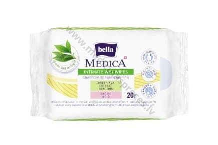 Bella Medica mitrās salvetes intīmai higiēnai.