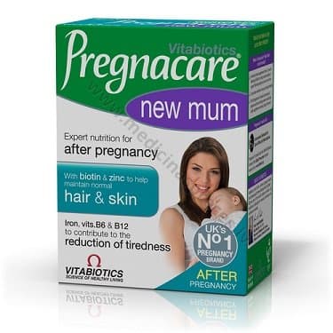 Pregnacare new mum. Iepakojumā 56 tabletes.