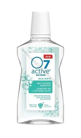 Mutes skalojamais līdzeklis O7 Active Mild Minty, 500ml