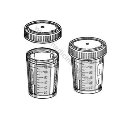 Konteiners 150 ml, nesterils.