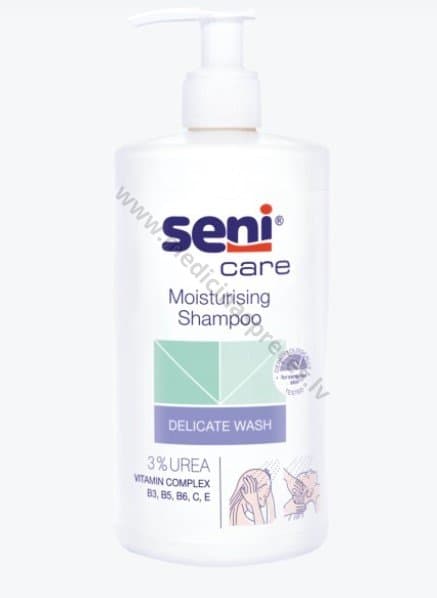 Seni Care Mitrinošs šampūns (3% urea), 500 ml.