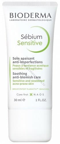 BIODERMA Sebium Sensitive krēms, 30 ml.