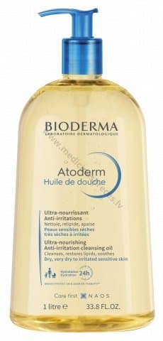 BIODERMA Atoderm Huile de douche (dušas eļļa), 1000 ml.