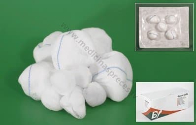 Tampons, marle, sterils. Iepakojumā 5 gabali