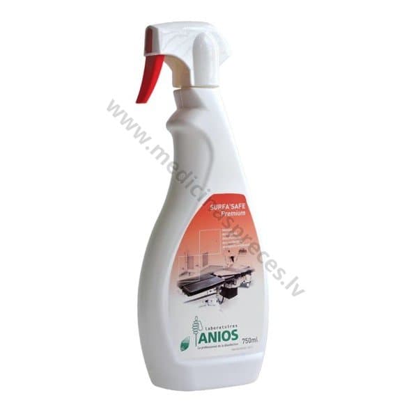 SURFA’SAFE Premium, 750 ml. Dezinfekcijas mazgājošās putas virsmām un medicīnas ierīcēm.