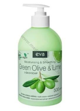 Eva Natura krēmveida roku ziepes Green Olive&Lime, 500 ml.