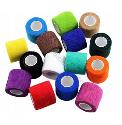 Pašlīpoša elastīga saite yellowBAND, 7.5 cm x 4.5m, nesterila