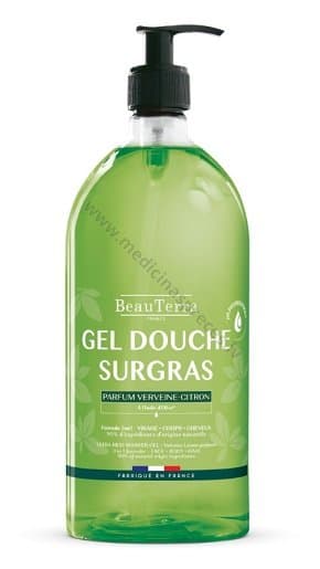 Dušas gēls ķermenim un matiem ar Citronu-verbēnas aromātu, BeauTerra.