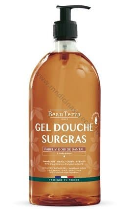 Dušas gēls ar sandalkoka aromātu, BeauTerra.