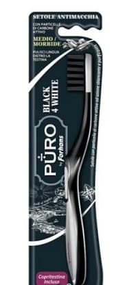 Zobu birste FORHANS BLACK4WHITE Medium.