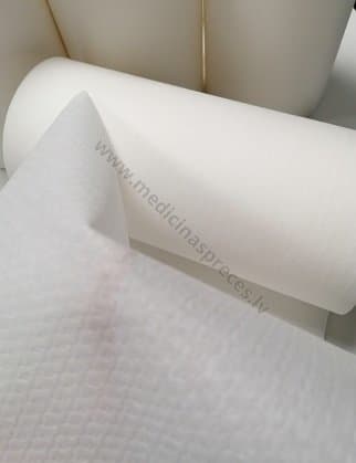 Kušetes rullis (Celuloze + Polietilēns), 50cmx 65m, 2 kārtas, balts