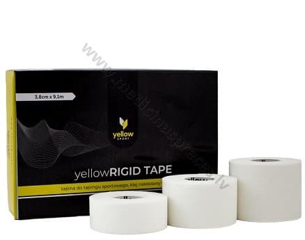 Kinezioloģiskais sporta teips yellowRigid TAPE 3.8cmx9.1m, neelastīgs