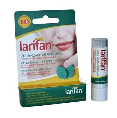 LARIFANS pretvīrusu lūpu balzāms Piparmētra