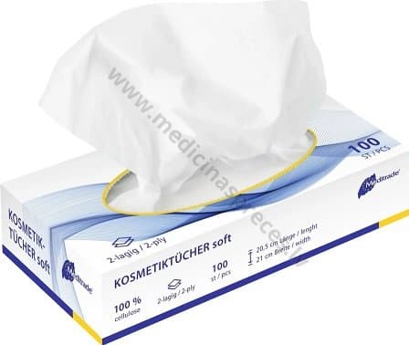 Kosmētiskās salvetes Meditrade soft, 2-kārtas