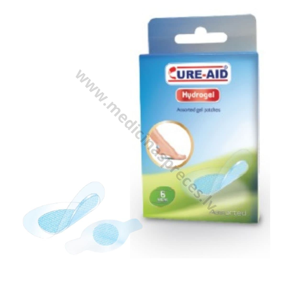 Cure-Aid Gēla plāksteri tulznu un varžacu mīkstināšanai