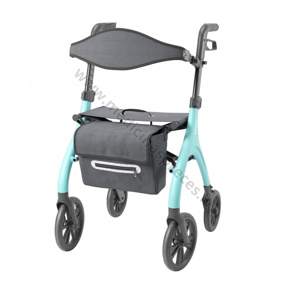 Rollators ar alumīnija rāmi un četriem riteņiem BEGO