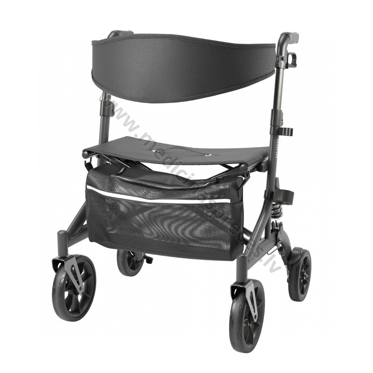Rollators ar paaugstinātu svara izturību, HUGO.