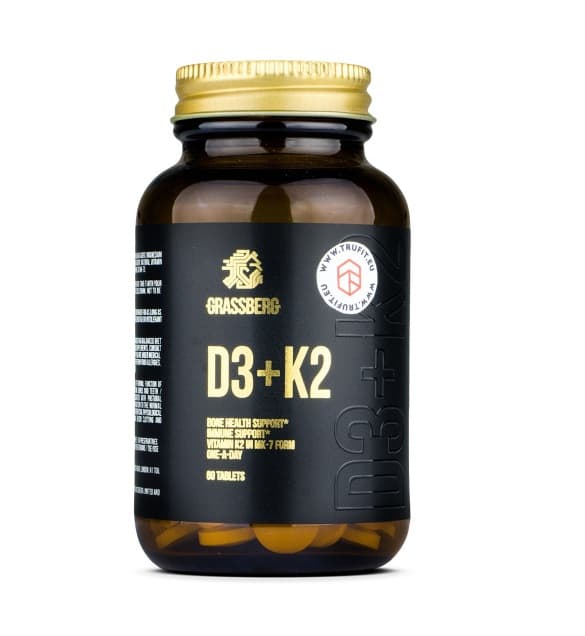 Vitamin D3+K2 N60, GRASSBERG